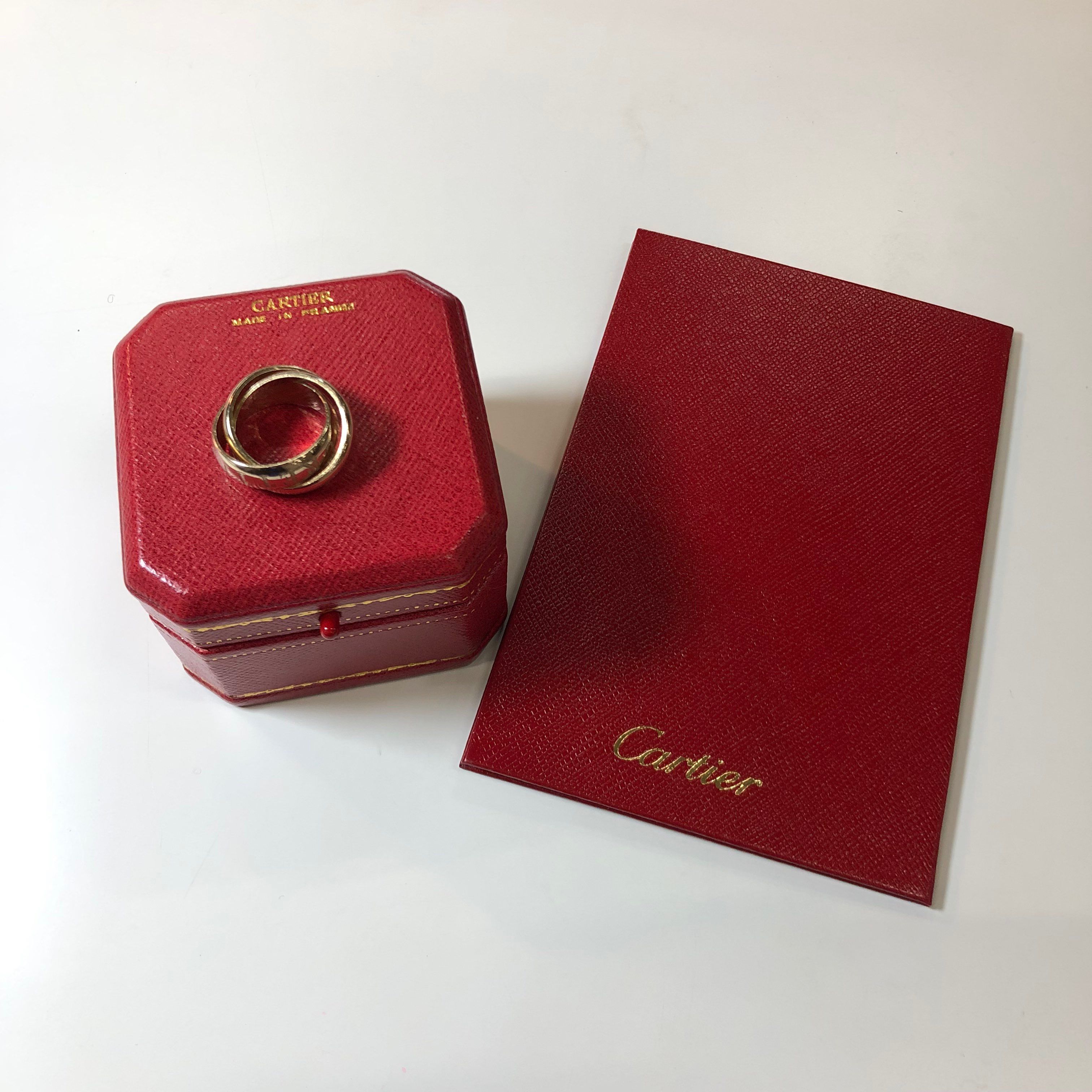 カルティエ トリニティ #46 750 10.3g リング(貴金属)