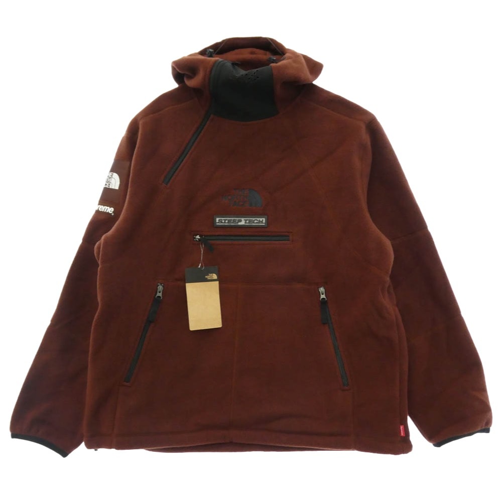Supreme シュプリーム 22AW NA52208I × THE NORTH FACE ザノースフェイス Steep Tech Fleece Pullover スティープテック フリース プルオーバー フーデッド ジャケット 【新古品】【未使用】【中古】