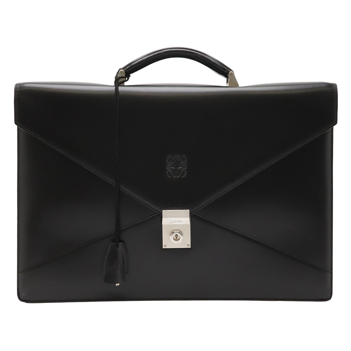 ロエベディプロマティコ アナグラムビジネスバッグ メンズ