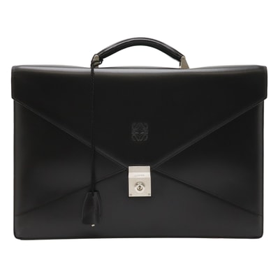 ロエベディプロマティコ アナグラムビジネスバッグ メンズ