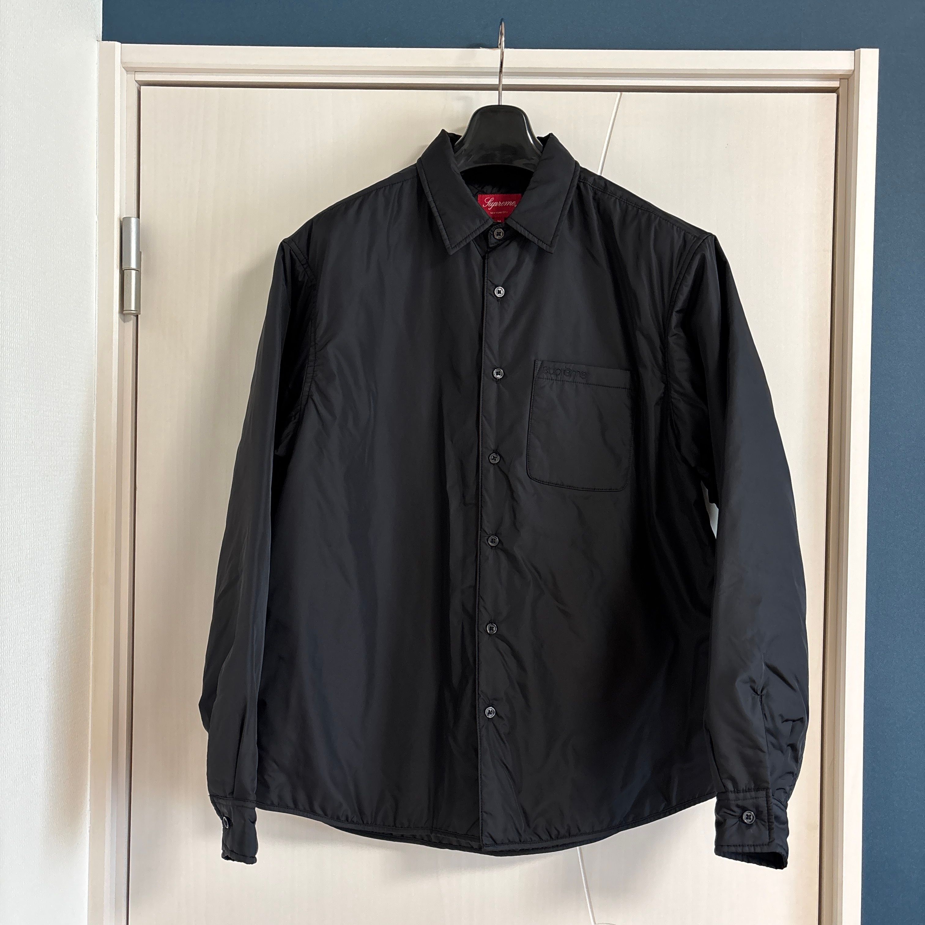 Supreme Nylon Filled Shirt "Black"