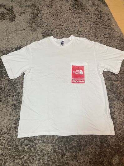 Supreme x The North Face Printed Pocket Tee "White"
