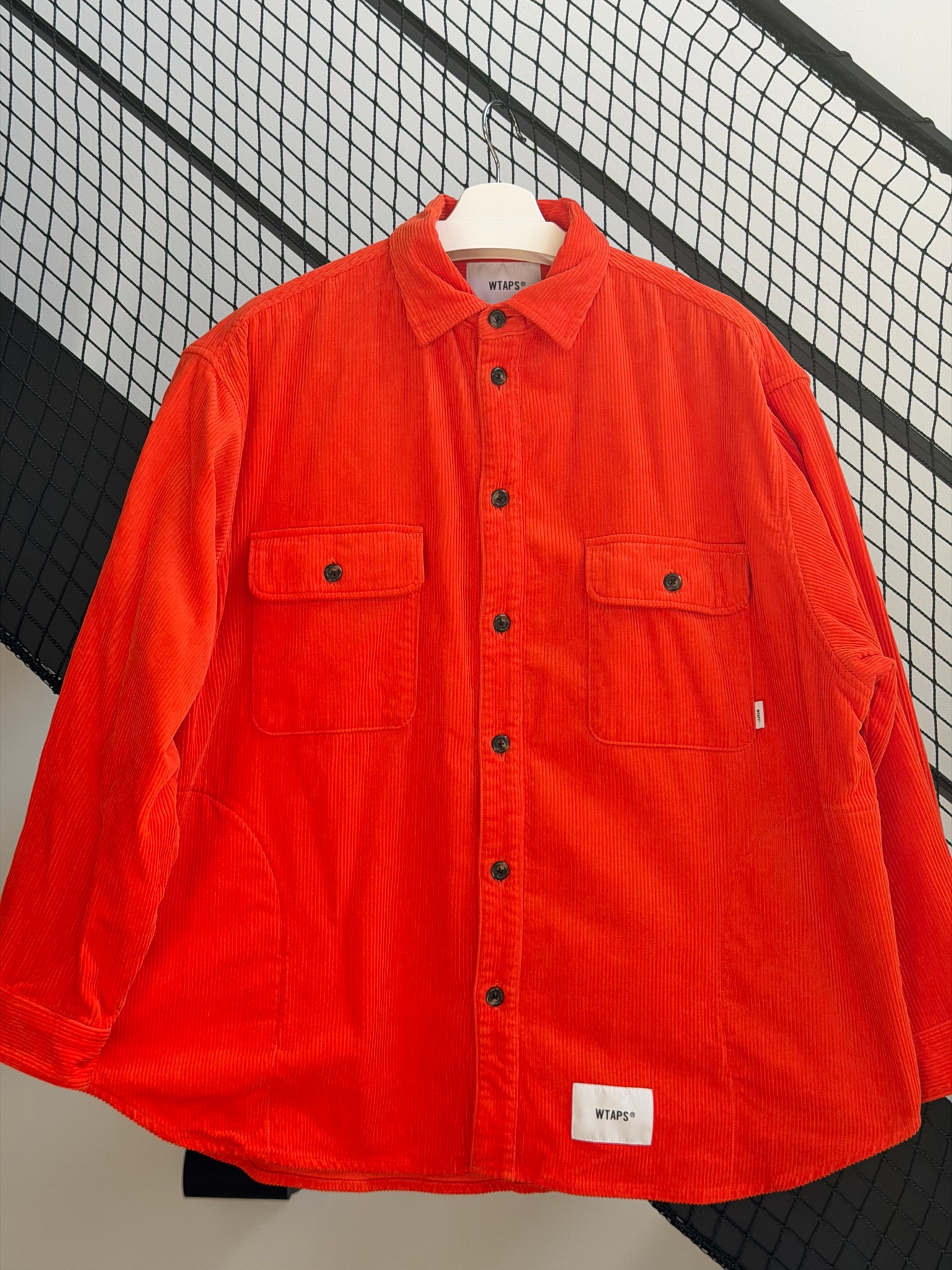 WTAPS WCPO / LS / Cotton Corduroy "Orange"