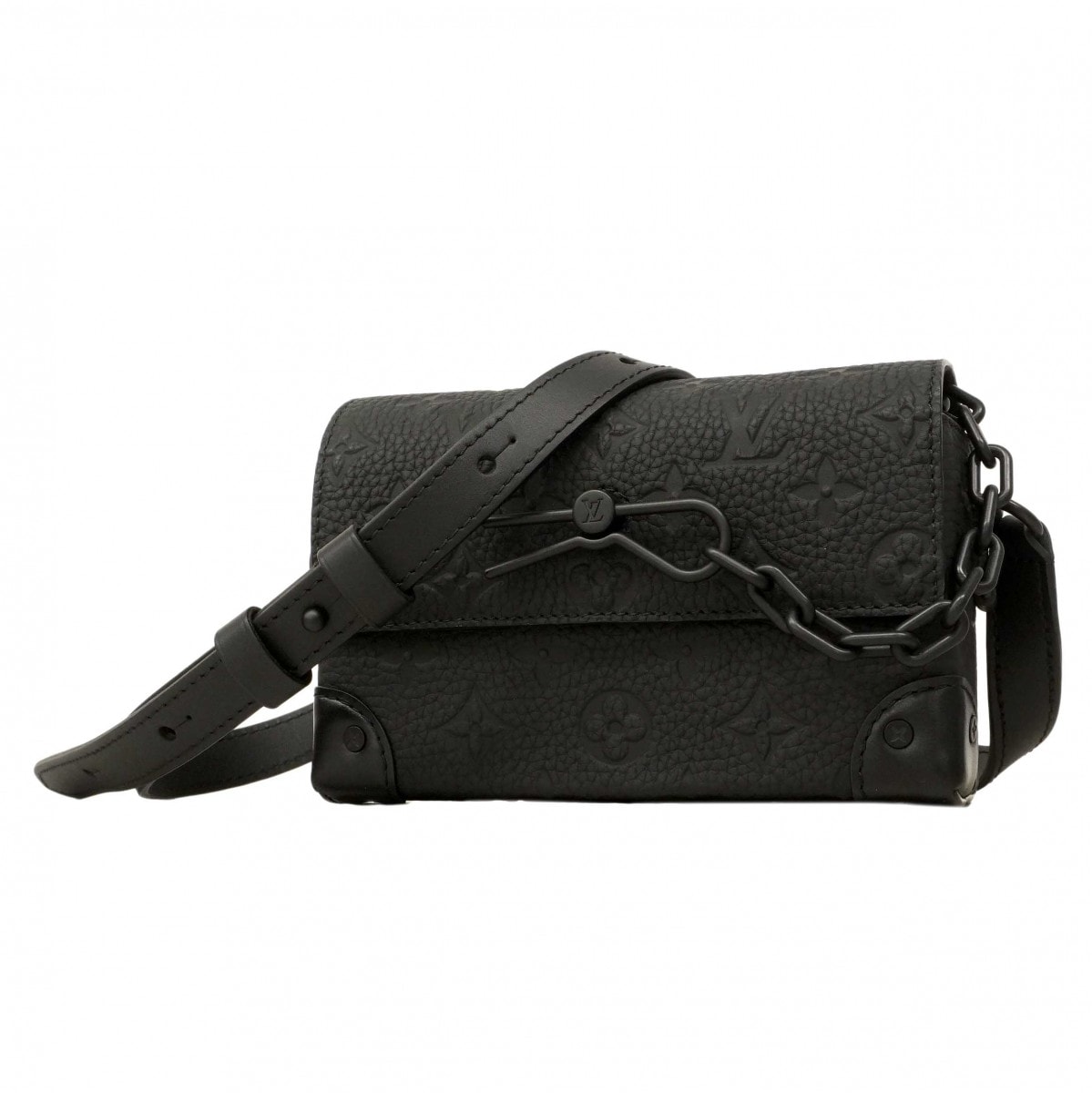 【6db2186】ルイヴィトン ショルダーバッグ トリヨン スティーマーウェアラブルウォレット M81746 ノワール【中古】メンズ