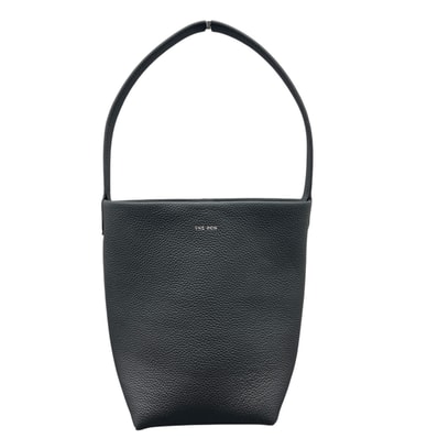 THE ROW 展示品級 ザロウ Small N/S Park レザートートバッグ パークトート スモール ショルダバッグ レザー ブラック ハンドバッグ ワンショルダー レディース メンズ ユニセックス SAランク 中古 鑑定済 ザロウバッグ