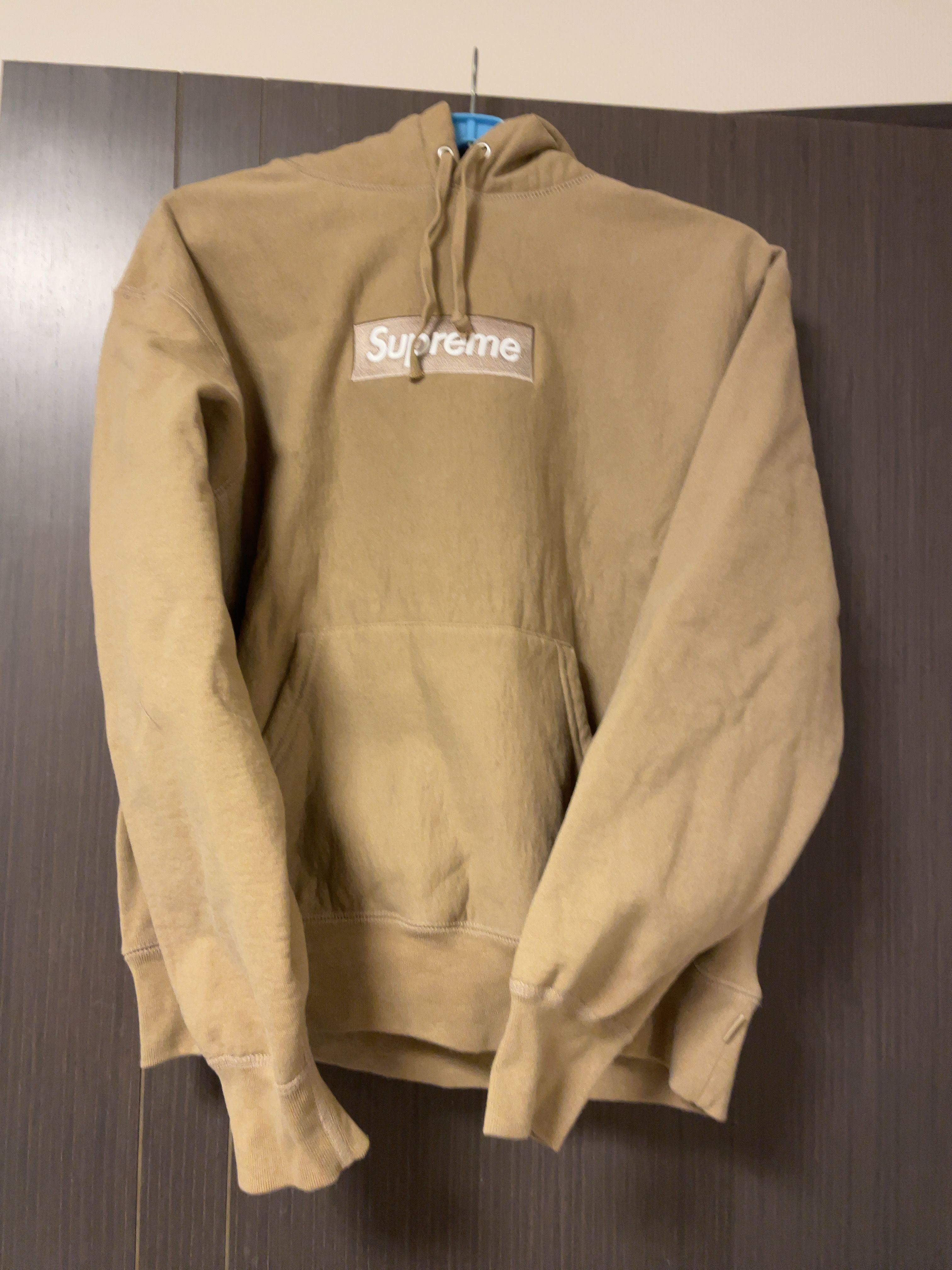 Supreme Box Logo Hooded Sweatshirt "Dark Sand" (23FW)