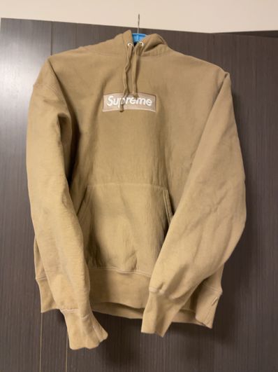 Supreme Box Logo Hooded Sweatshirt "Dark Sand" (23FW)