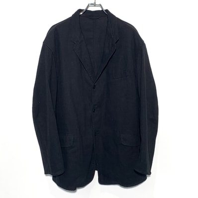 COMOLI Black Drill Jacket "Black"