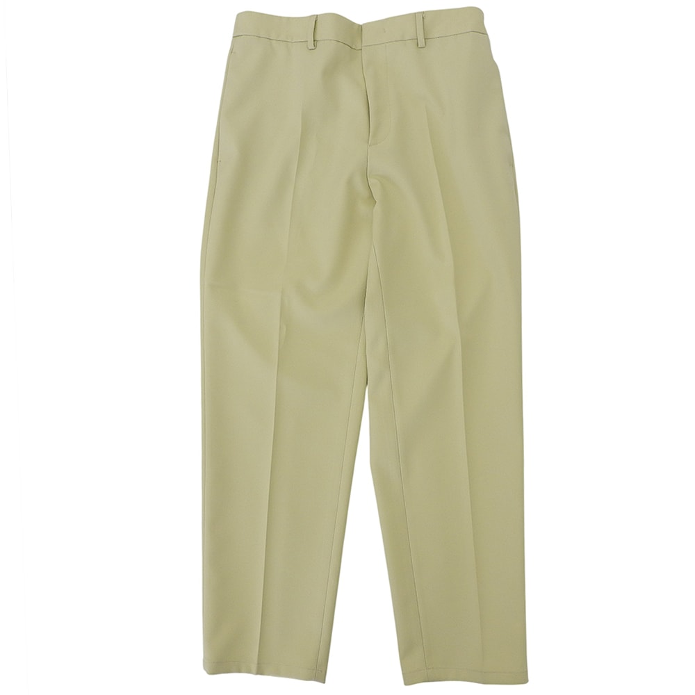 ジルサンダー 美品 センタープレス スラックス パンツ ボトムス メンズ イエロー 48 J21KA0011 23年 48