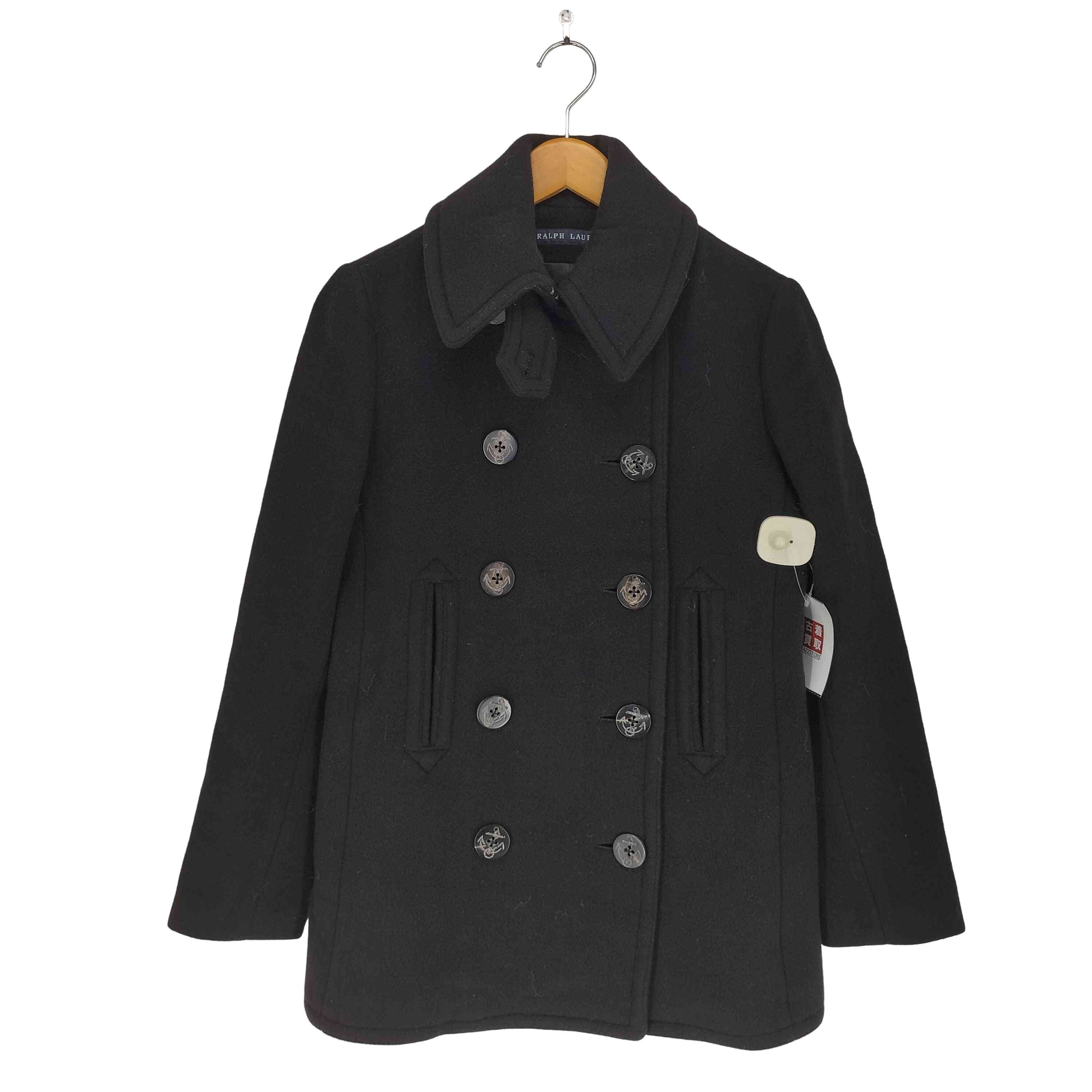CASHMERE&WOOL カシミヤ混 ウールピーコート【1143767677111】