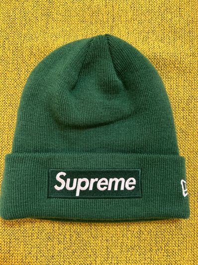 Supreme Box Logo Beanie "Green" (18FW)