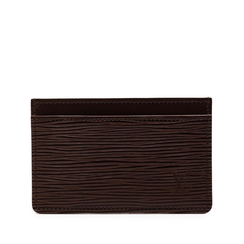 ルイ ヴィトン エピ ポルトカルト サーンプル カードケース パスケース M6351D モカ ブラウン レザー レディース LOUIS VUITTON 【中古】