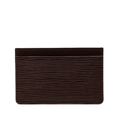 ルイ ヴィトン エピ ポルトカルト サーンプル カードケース パスケース M6351D モカ ブラウン レザー レディース LOUIS VUITTON 【中古】