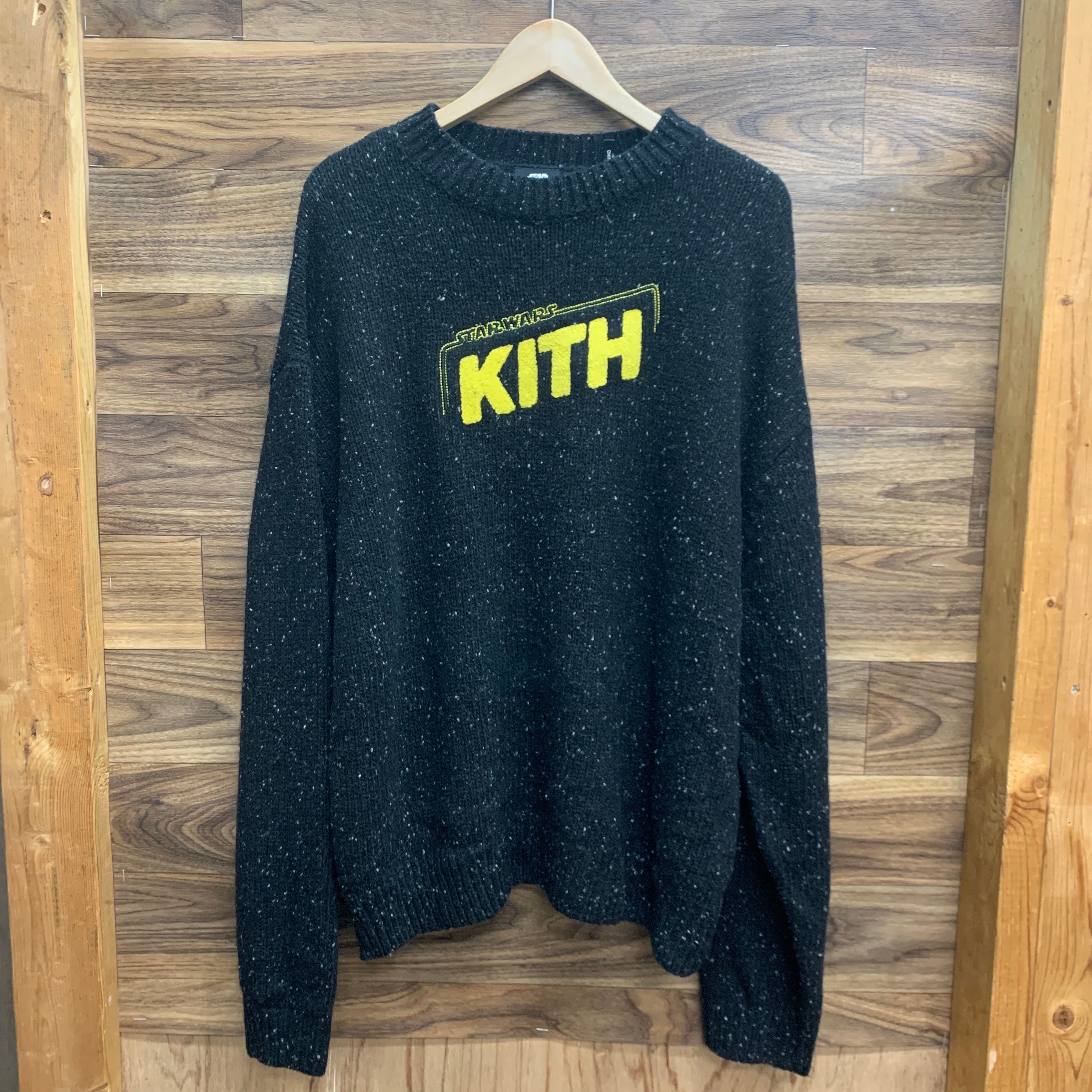 Kith Star Wars Galaxy Crewneck Sweater "Black"