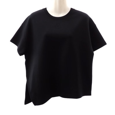 ロエベ LOEWE アシンメトリー Tシャツ L ブラック【中古】【SAランク】