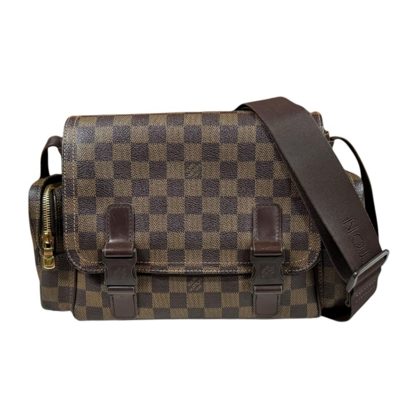 ルイヴィトン リポーター メルヴェール ダミエ ショルダーバッグ ダミエキャンバス N51126 ブラウン レディース LOUIS VUITTON  中古