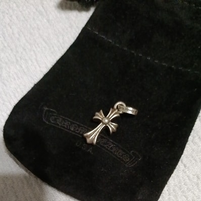 Chrome Hearts Cross Baby Fat Charm "Silver"