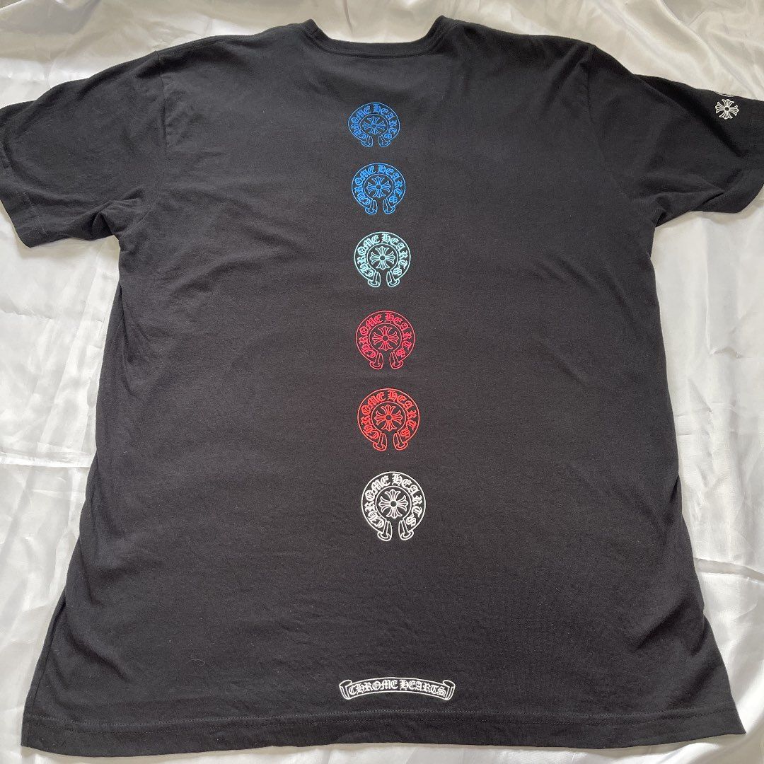 クロムハーツ マルチカラーロゴTシャツ XLサイズ ブラック 黒
