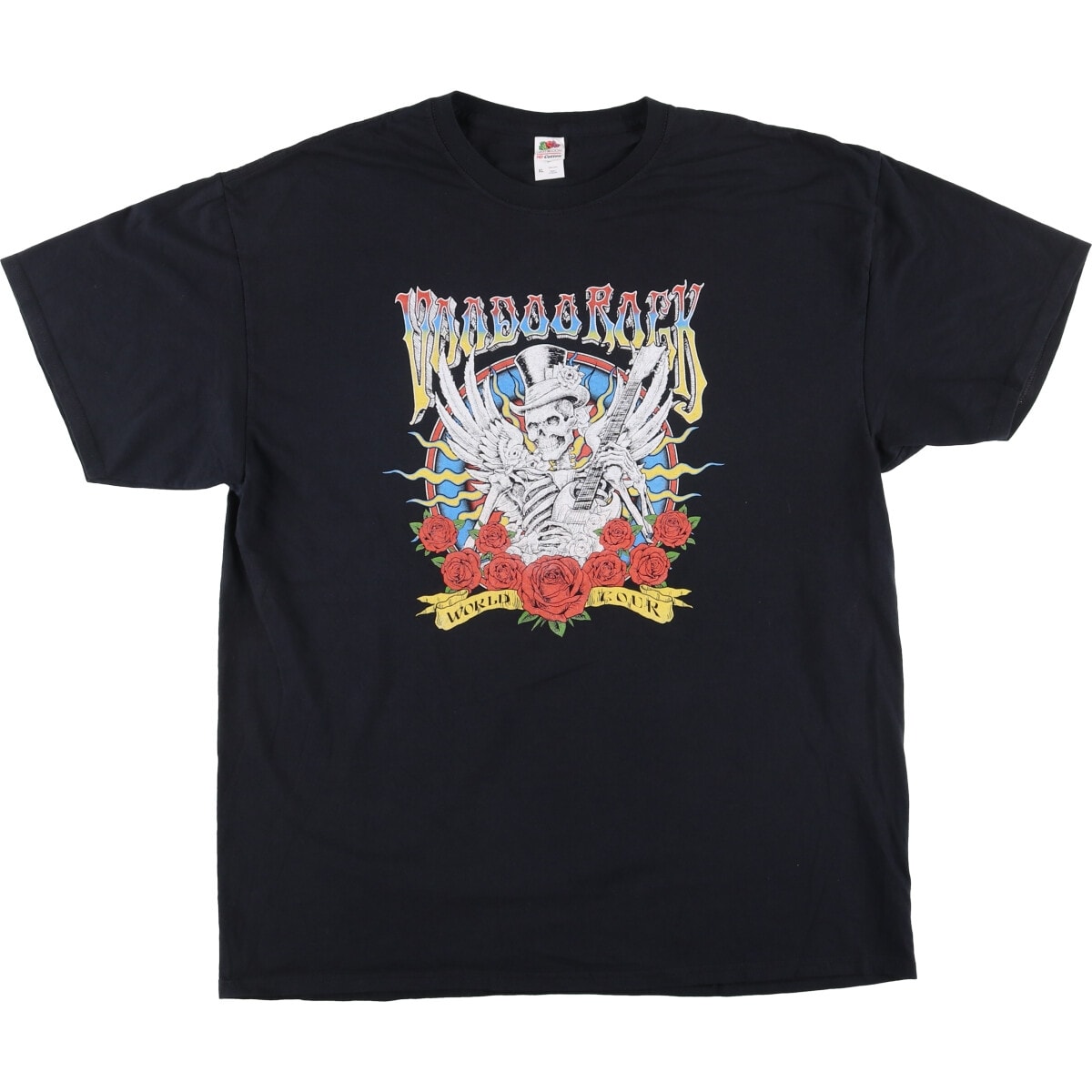 古着 フルーツオブザルーム FRUIT OF THE LOOM VOODOO ROCK バンドTシャツ バンT メンズXL相当/eaa501996