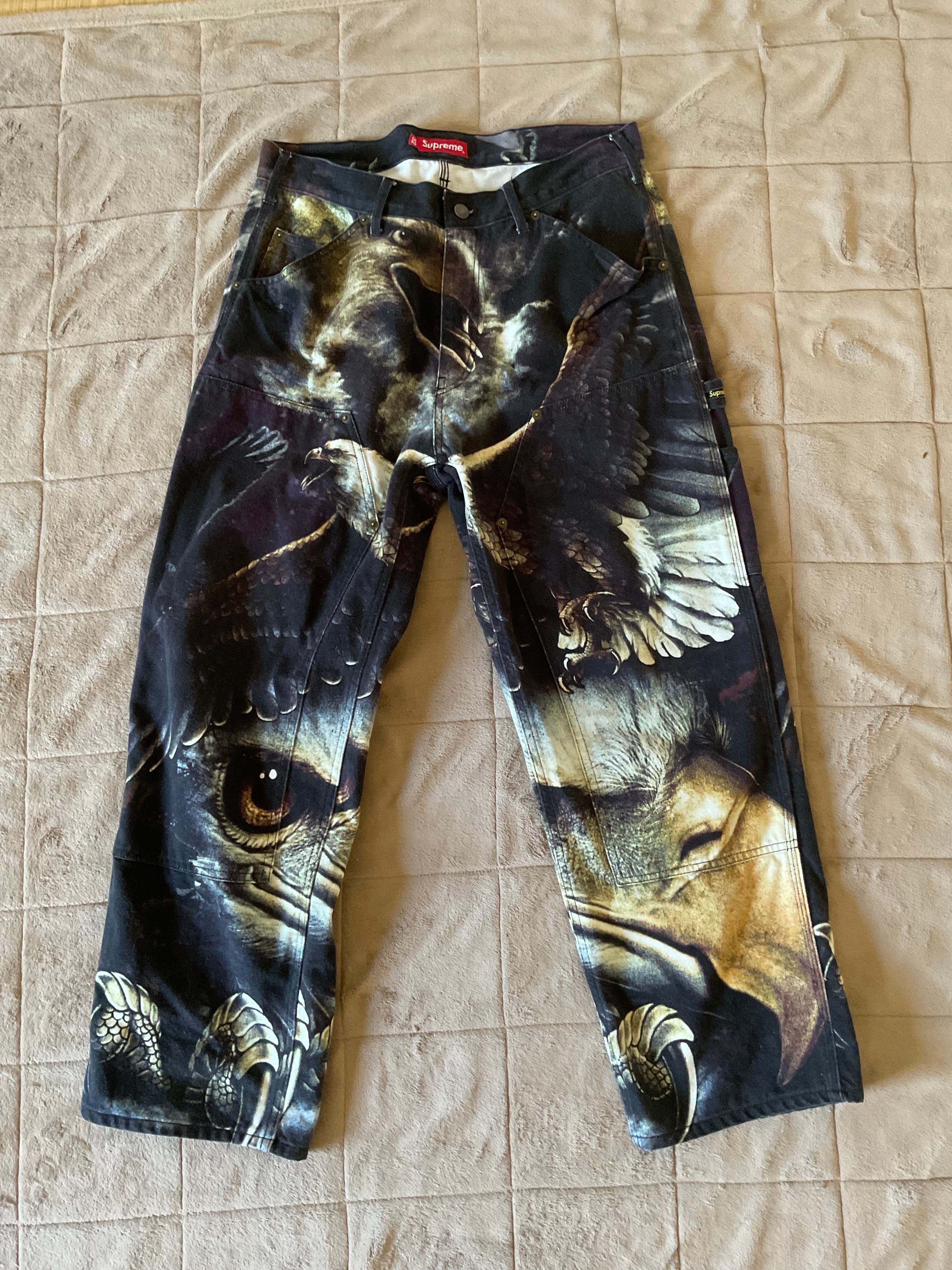Supreme Eagle Double Knee Denim Painter Pant 