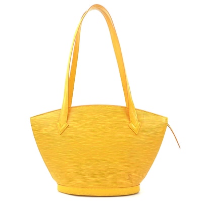 ルイ ヴィトン LOUIS VUITTON ショルダーバッグ エピ サンジャック ロングショルダー エピレザー タッシリイエロー レディース M52339【中古】 h31214a