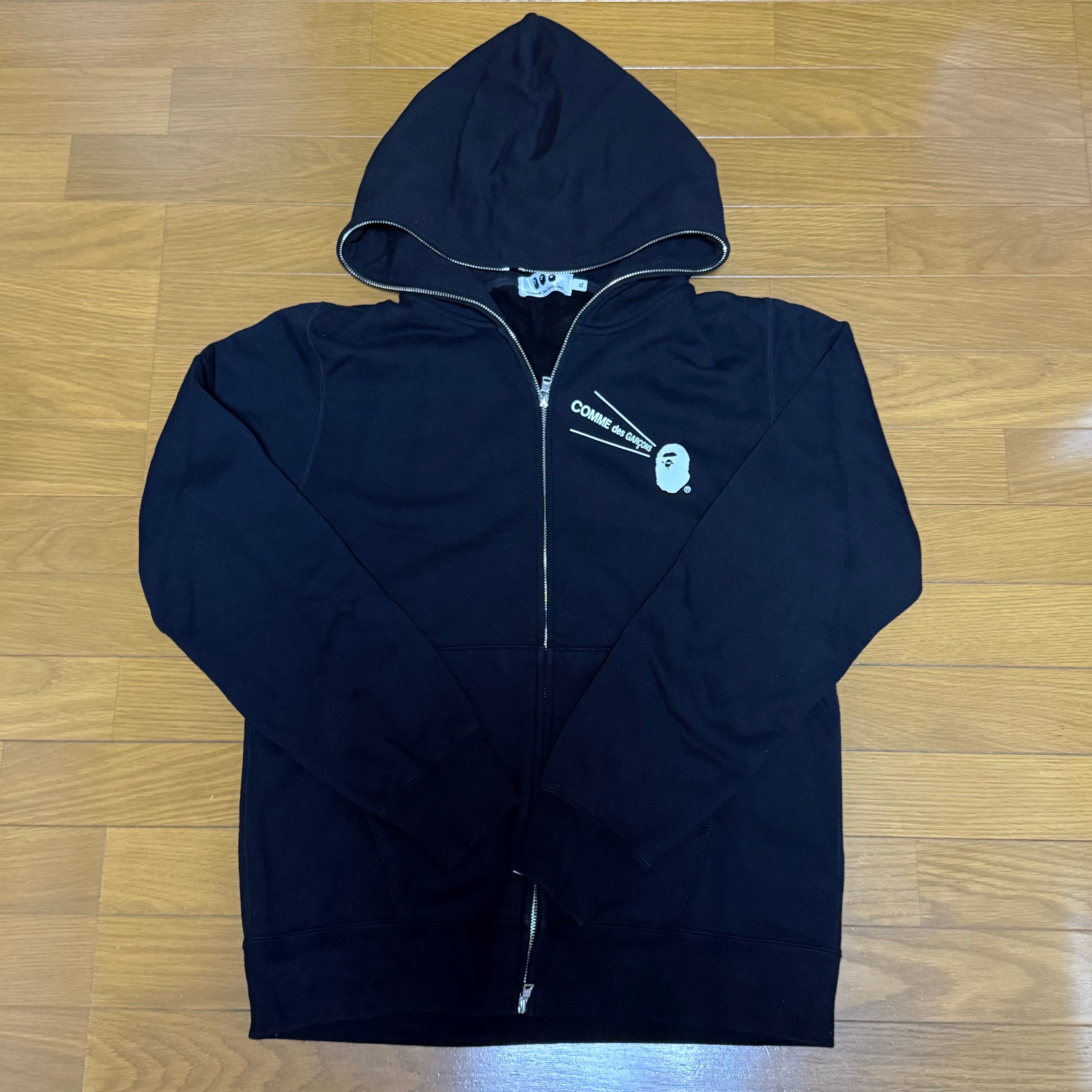 コムデギャルソン BAPE FULL ZIP HOODIE