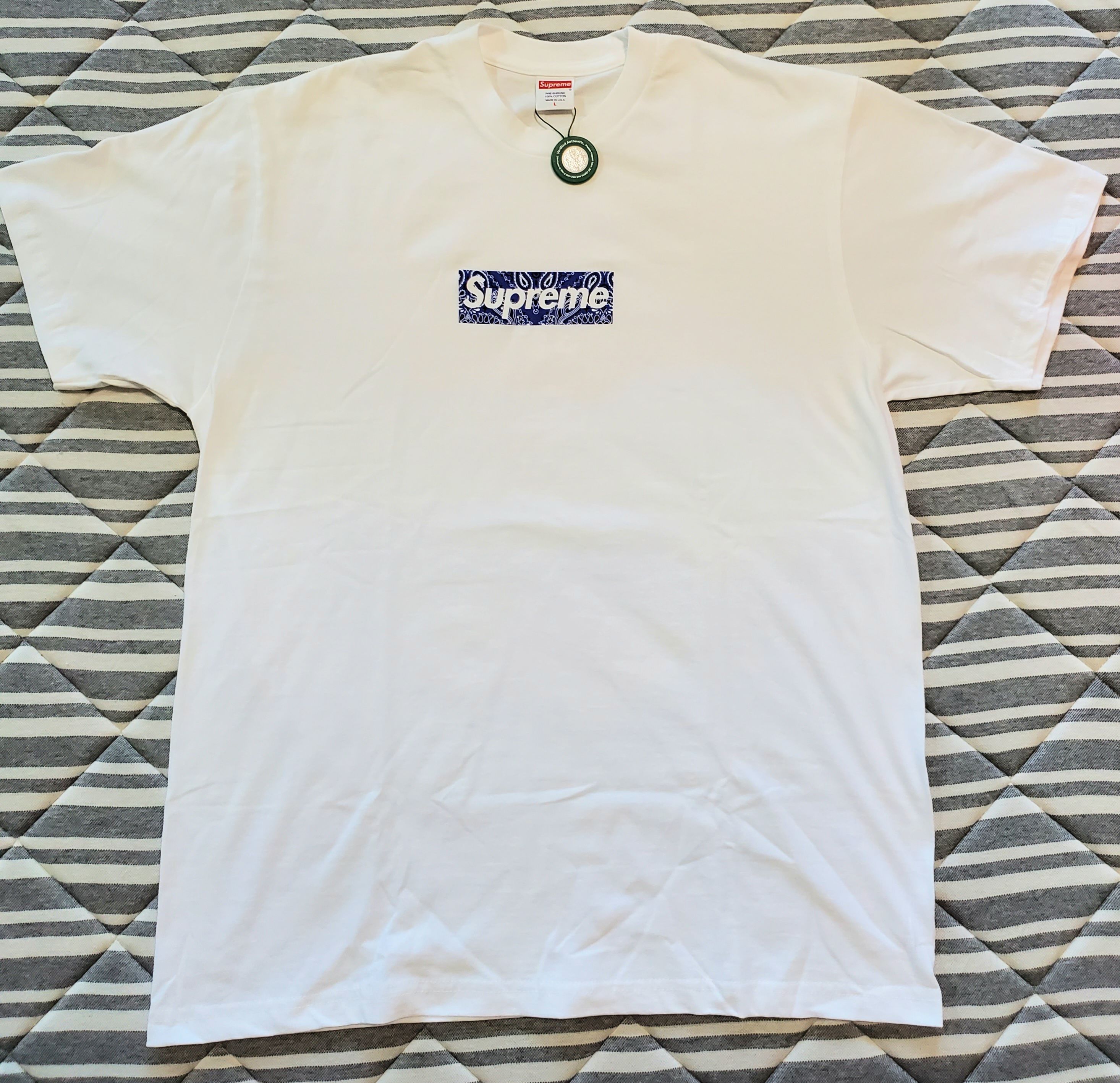 Supreme Bandana Box Logo Tee "White"