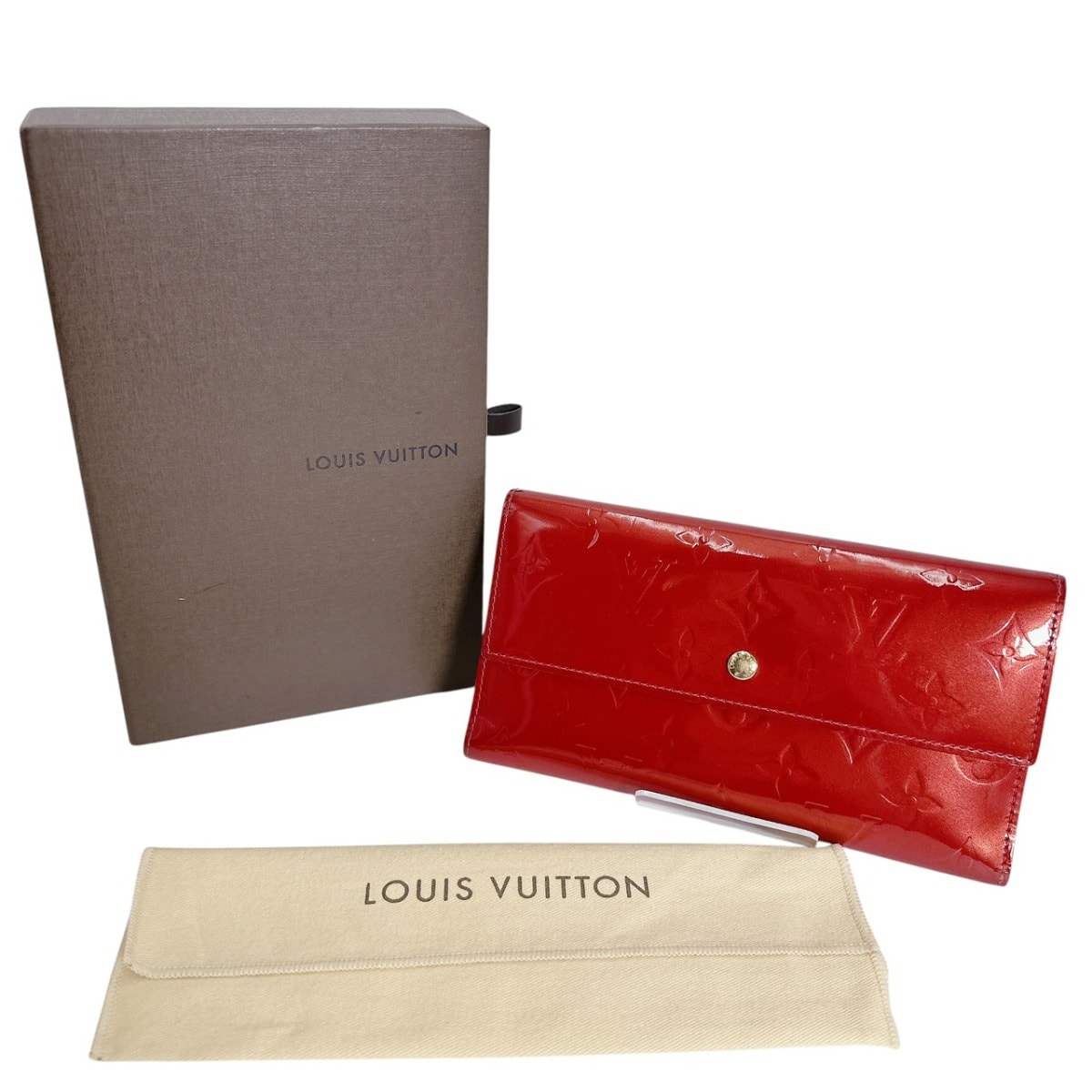 ルイヴィトン LOUIS VUITTON インターナショナル M91246 ヴェルニ 長財布