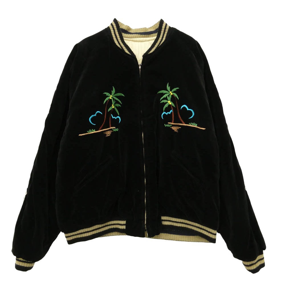 TAILOR TOYO テイラー東洋 TT11002 LIMITED EDITION SOUVENIR JACKET 港商 40周年 ベロア リバーシブル スーベニア ジャケット 大【中古】