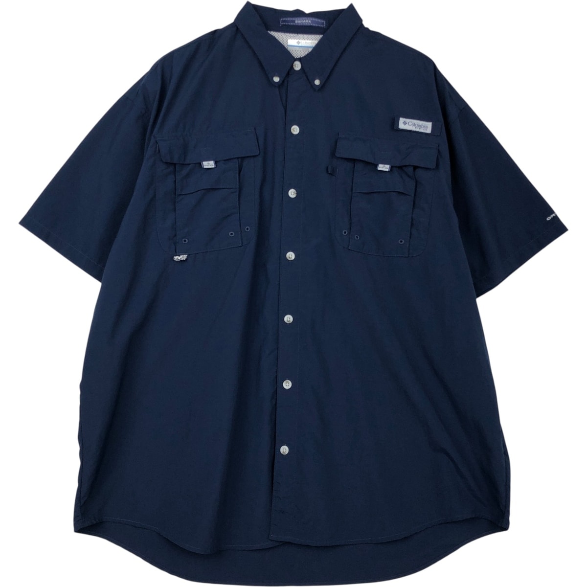 古着 コロンビア Columbia PFG OMNI-SHADE オムニシェイド ボタンダウン 半袖 フィッシングシャツ メンズXL相当/eaa640046