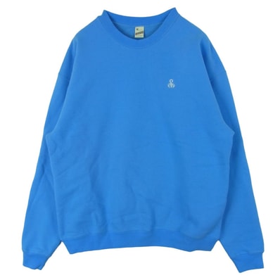 SOPHNET. ソフネット 21AW SOPH-212111 SCREENSTARS スクリーン スターズ スコーピオン刺繍 クルーネック スウェット トレーナー ライトブルー系 M【中古】