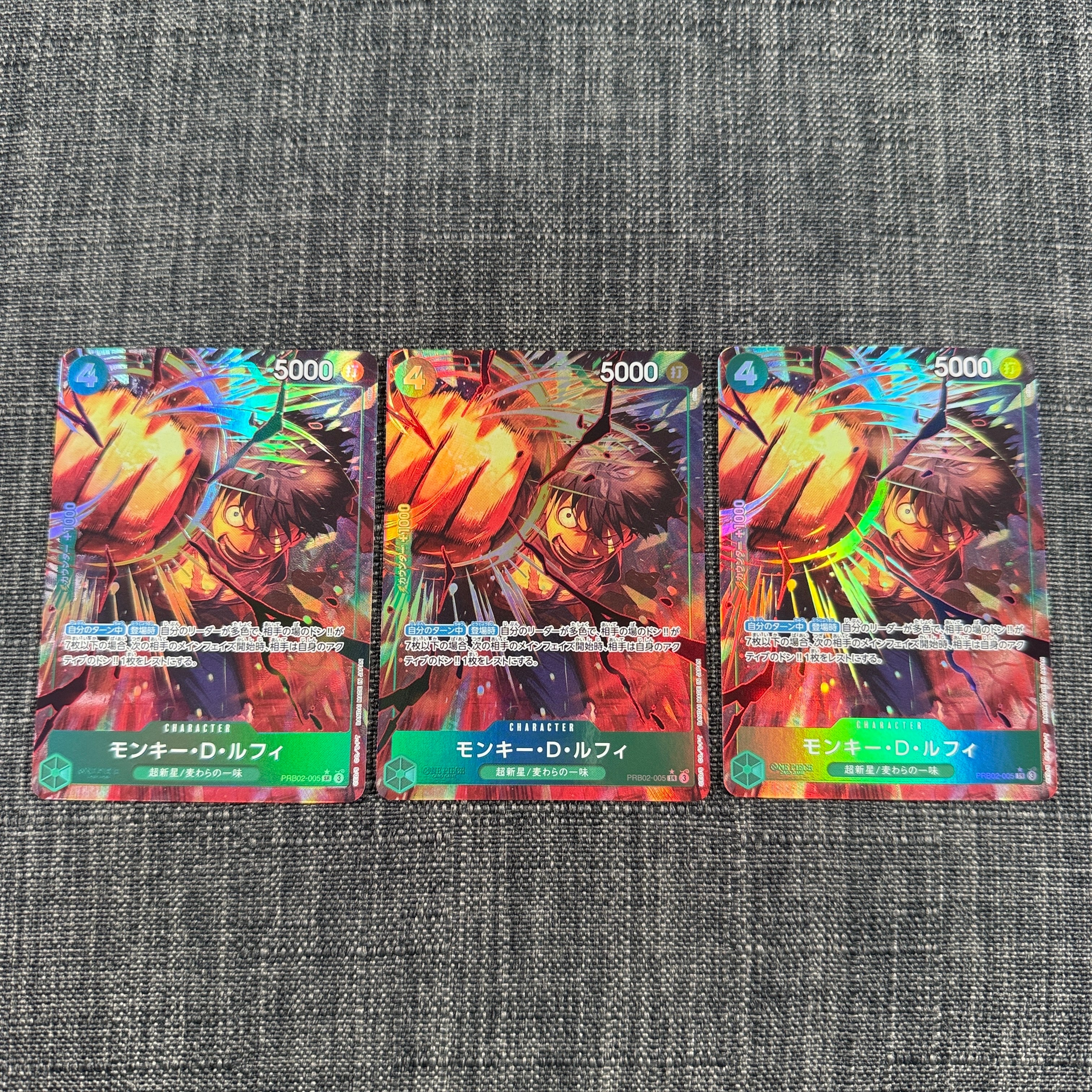 モンキー・D・ルフィ SR-P [PRB02-005](プレミアムブースター「ONE PIECE CARD THE BEST vol.2」)