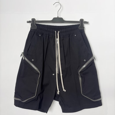 Rick Owens Heizer Nylon Shorts "Black"