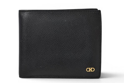 サルヴァトーレフェラガモ 財布/二つ折り メンズSalvatore Ferragamo 折財布/札入れ ブラック 661454【中古】