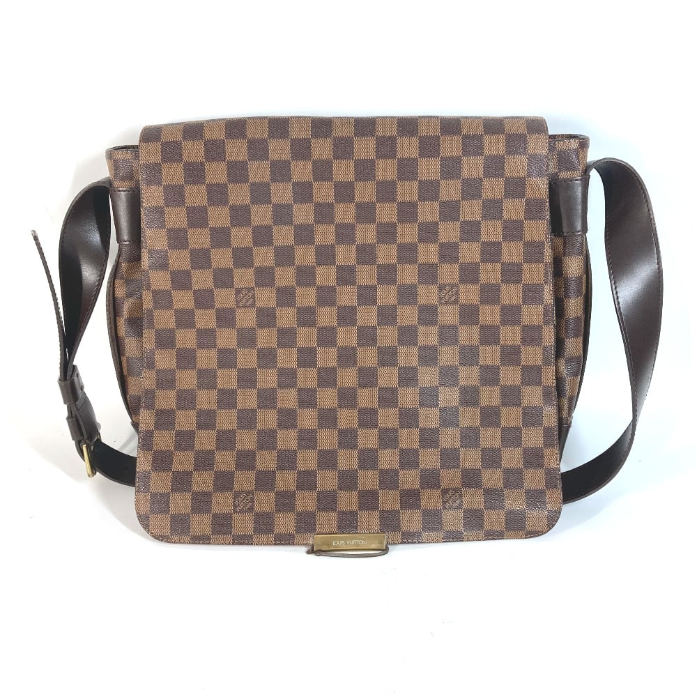 ルイヴィトン LOUIS VUITTON バスティーユ N45258 ダミエ 斜め掛け カバン メッセンジャーバッグ ショルダーバッグ ダミエキャンバス エベヌ ブラウン