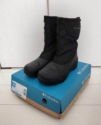 Columbia CHAKEIPIA TALL OMNI-HEAT コロンビア チャケイピア トール オムニヒート 26cm ブラック 黒 ジップ ファスナー 長靴 ロングブーツ