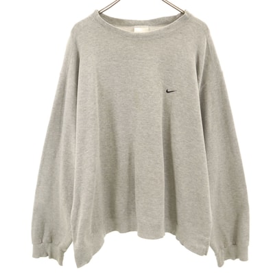 NIKE ナイキ 90s オールド 長袖 スウェット トレーナー XL グレー
