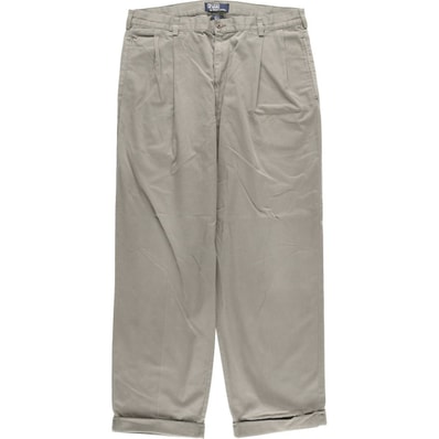 古着 ラルフローレン Ralph Lauren POLO by Ralph Lauren ツータック チノパンツ メンズw35相当/eaa598862