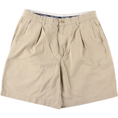 古着 ラルフローレン Ralph Lauren POLO GOLF ポロゴルフ ツータック チノショーツ ショートパンツ メンズw32相当/eaa647348