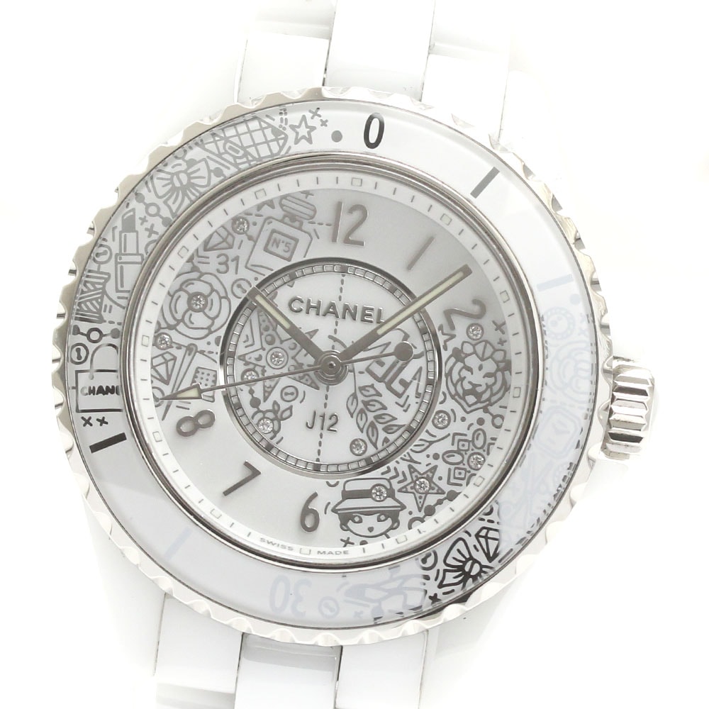 ☆良品 シャネル J12 白セラミック H6477 レディース 【中古】