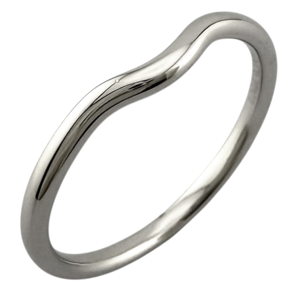 ティファニー カーブドバンド リング 指輪 19.5号 Pt950プラチナ ユニセックス TIFFANY&Co. 中古