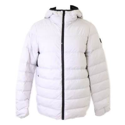 モンクレール 22AW PLUVIS/プリュヴィ ナイロン バックロゴ フーデッドライトダウンジャケット 00