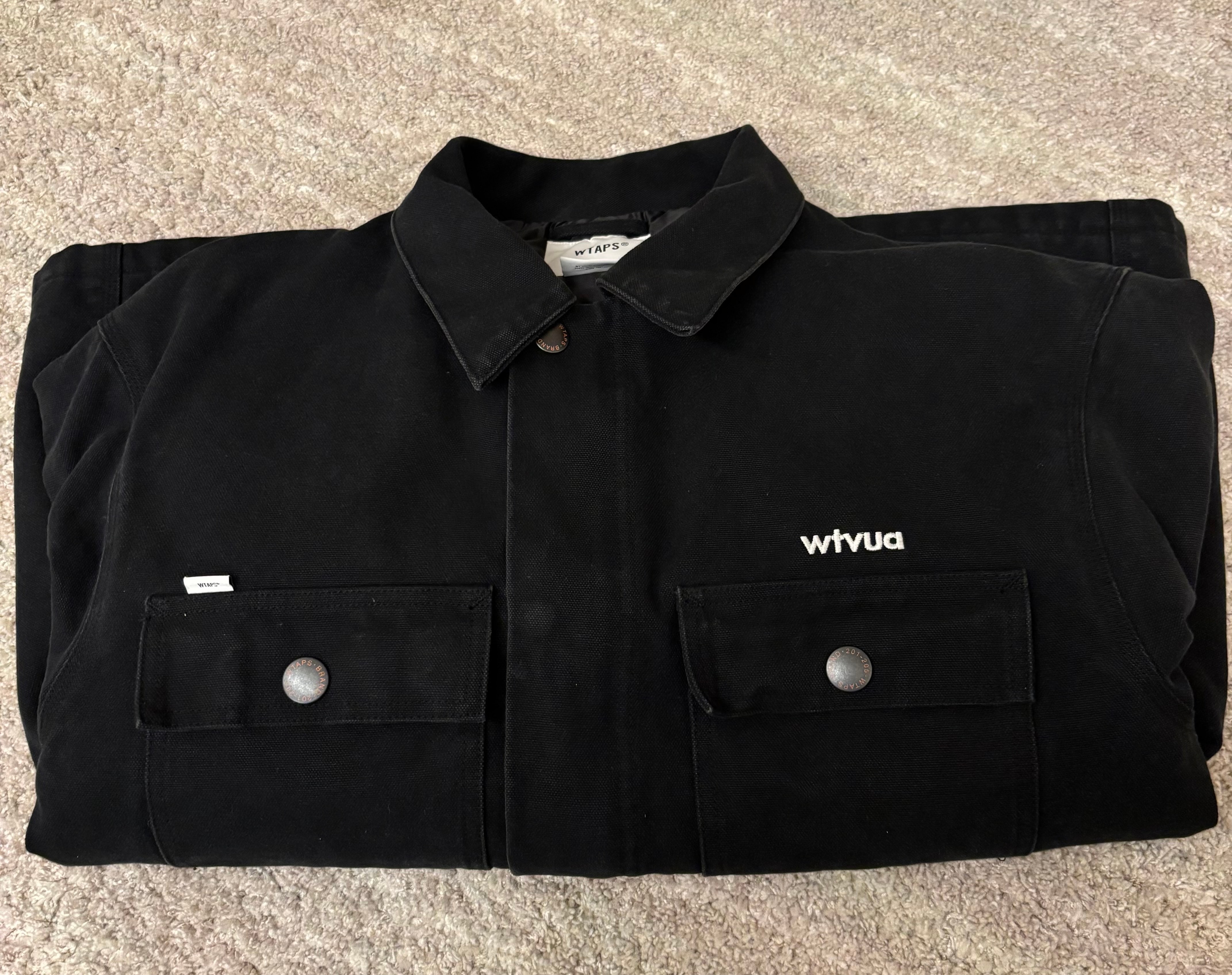 Wtaps Mich / Jacket / Cotton. Sailcloth. Wtvua "Black"