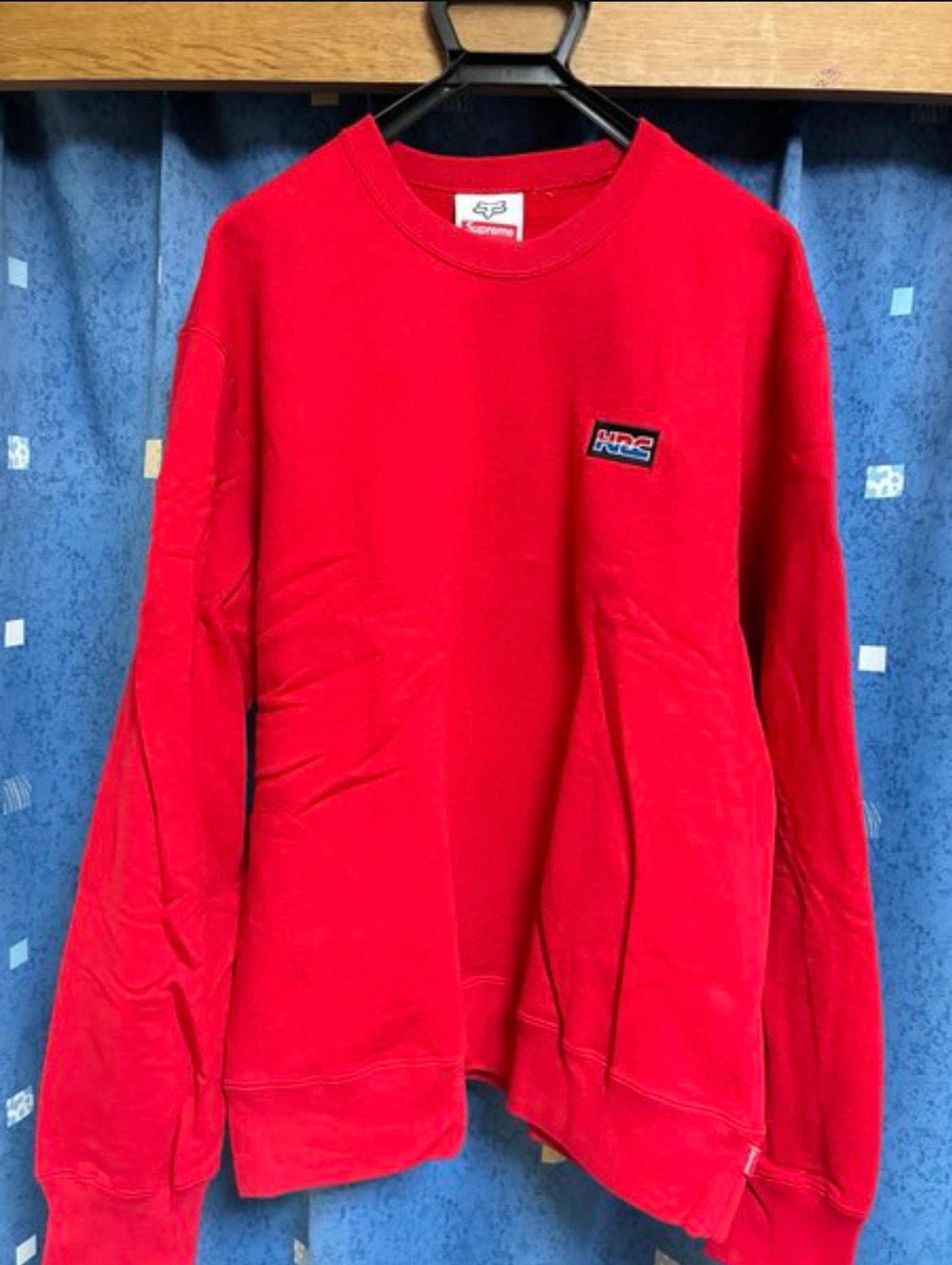 Supreme x Honda x Fox Racing Crewneck "Red"