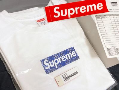 Supreme Bandana Box Logo Tee "White"