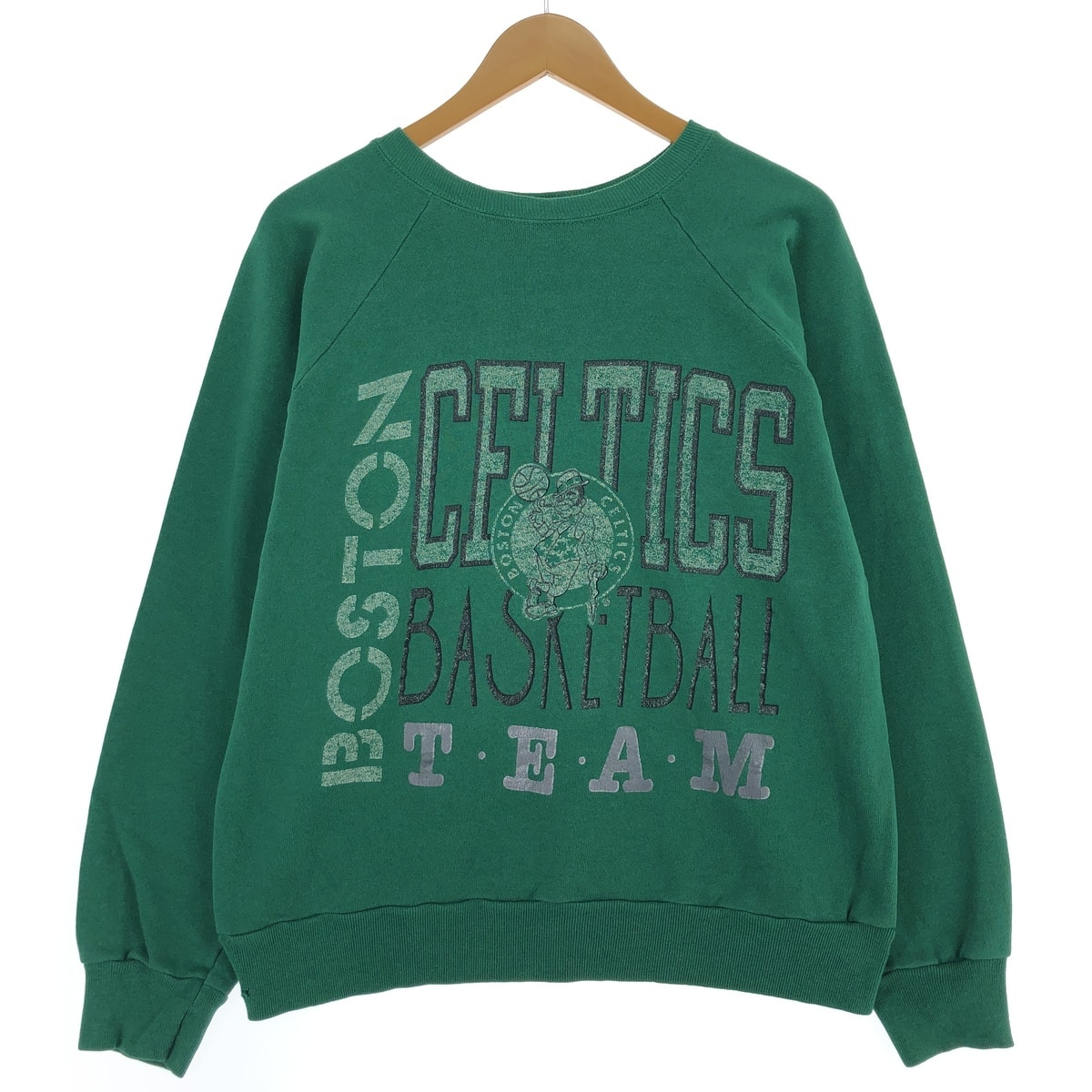 古着 90年代 チャンピオン Champion NBA BOSTON CELTICS ボストンセルティックス プリントスウェットシャツ トレーナー USA製 メンズL相当 ヴィンテージ/eaa400942