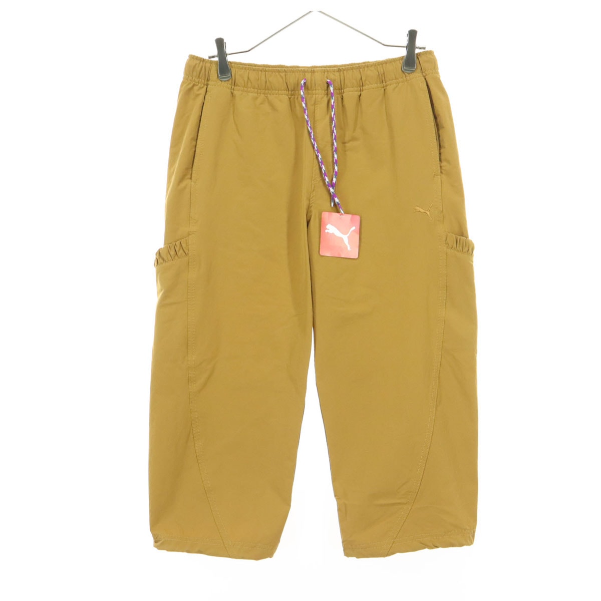 PUMA プーマ クロップドパンツ XL ベージュ系