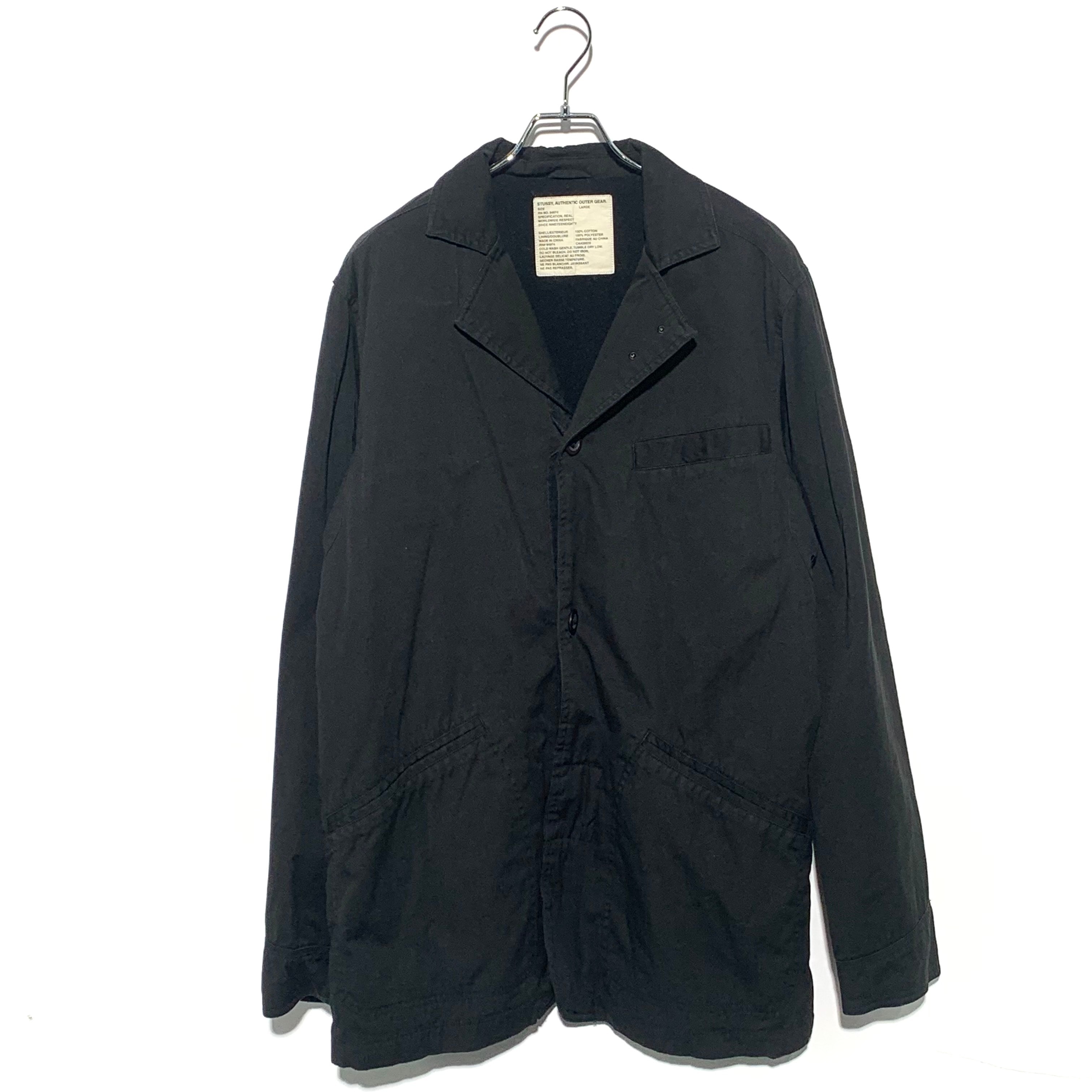 STUSSY FLEECE LINER COAT Black