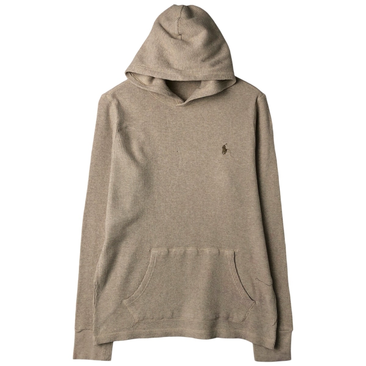 古着 ラルフローレン Ralph Lauren POLO RALPH LAUREN SLEEPWEAR フード付き サーマルロングTシャツ メンズM相当/eaa632180