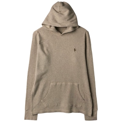 古着 ラルフローレン Ralph Lauren POLO RALPH LAUREN SLEEPWEAR フード付き サーマルロングTシャツ メンズM相当/eaa632180